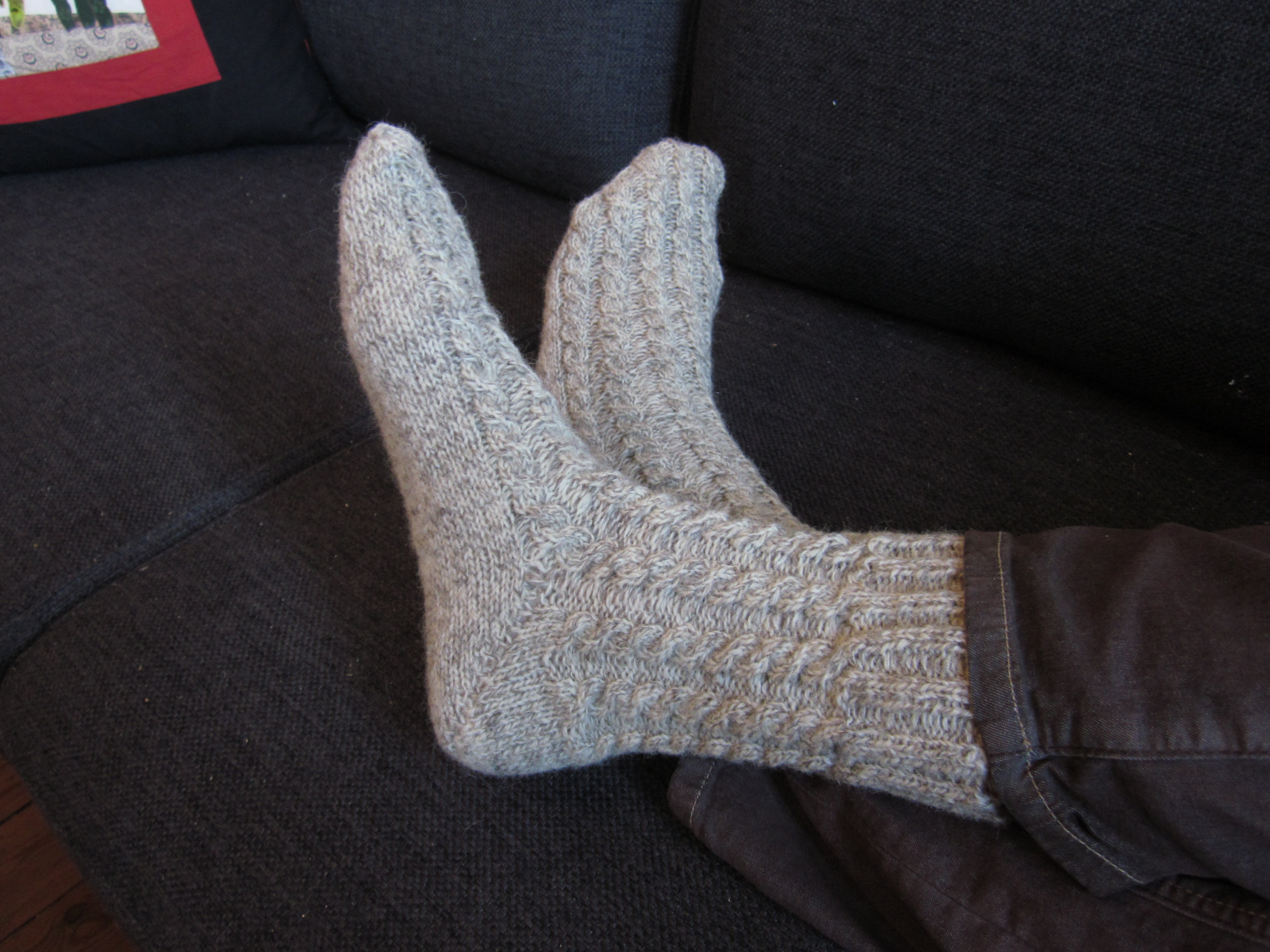 tage skrige jernbane Fodformede sokker – Strikke Ideer
